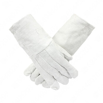 安美尚 （ams）石棉分指手套 直筒袖口定做 40CM 均码 1双