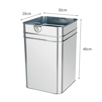 兰诗 LAUTEE CY-329 户外分类垃圾桶内桶 环保果皮箱内胆 镀锌内桶配置20只装