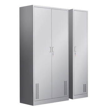 益美得 FH-1122  不锈钢清洁柜 保洁柜学校拖把扫把工具收纳柜 201不锈钢双门 厚度0.7MM