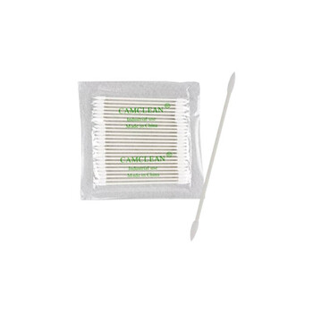 劳保佳 无尘净化棉签一次性工业擦拭棒圆头尖头纸杆双头精密表面处理 尖头