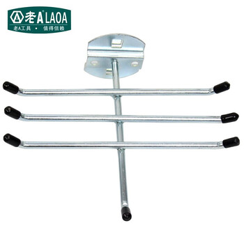 老A LAOA LA11401-j货架挂钩配件展示架挂钩工具货架挂钩 六杆挂钩240mm(5支装) 量大定制