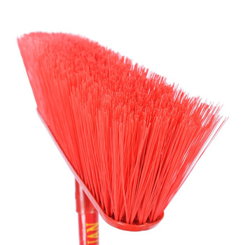 卫洋 WYS-109木杆环卫物业木柄扫把笤帚 红色长直杆宽头大号单个装