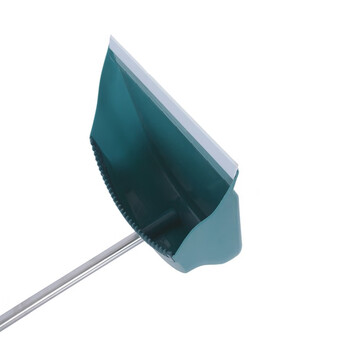 卫洋  WYS079 防风扫把套装懒人扫帚簸箕苕帚扫地笤帚拖把软毛不粘头发神簸畚箕条帚扫地器 地刮三件套蓝色