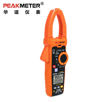 华谊PEAKMETER PM2028A 手动挡钳形表 高精度多功能数字钳表 1000A大电流表 定做 1台