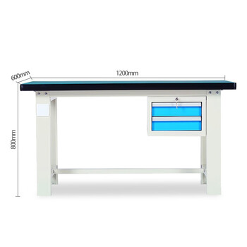 知旦钳工工作台1.2米长重型操作台车间打包台GZ955吊二抽