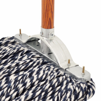 中典 DM- 983 木杆铁头排拖 物业学校老式拖把棉线尘推 30厘米排拖