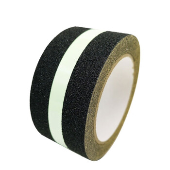 冰禹 BYlj-206 夜光防滑胶带 pet磨砂警示胶带 高亮度自吸光发光贴条 宽5厘米*长5米