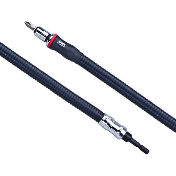 安力士牌（ANEX）AFS-400万向软轴延长批头支架 加长软轴六角套筒接杆螺丝刀 软轴批杆400mm