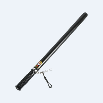 坚冠 PC橡胶棍55cm 橡胶棍防身棍直棍伸缩棍保安防暴棍狼牙棒PC棍 演习防护保安执勤防暴用品