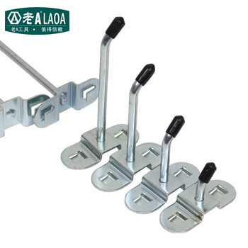 老A LAOA LA11403-a货架挂钩配件展示架挂钩工具货架挂钩 单斜挂钩75mm(5支装) 量大定制