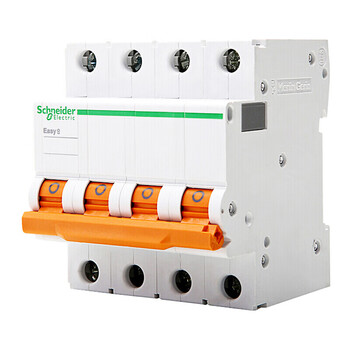 施耐德 微型断路器 空气开关 三相四线总闸开关 EA9系列 4P C50A EA9AN4C50