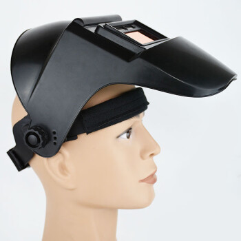 者也 头戴式自动变光电焊帽 焊工电焊帽 烧焊氩弧焊接防护电焊面罩面具眼镜 自动变光电焊面罩