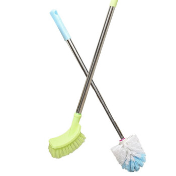 冰禹 BYrl-59 不锈钢马桶刷 清洁厕刷马桶刷 长柄厕刷清洁刷 方头（颜色随机）