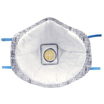 3M 8577CN防尘口罩带呼吸阀防有机蒸气防异味防尘防花粉P95级头带式口罩10只装DKH