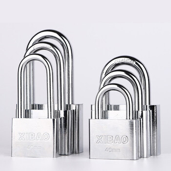 工品星 GPX-S通开挂锁通用锁具大门锁宿舍柜子锁通开型40短梁 配1把钥匙