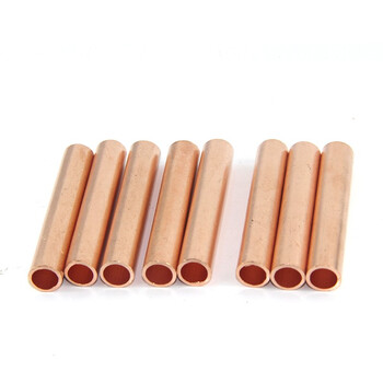 BOWERY铜连接管中间对接铜线耳接线端子紫铜铜鼻子直通铜管GT-120mm平方 1个