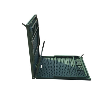 军星熠 GS安全救援折叠床 户外便携钢塑折叠床折叠担架救援床单人吹塑两折床