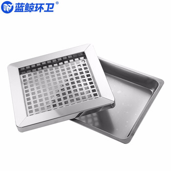 蓝鲸环卫 28*24.5*61cm黑色侧开口 不锈钢酒店宾馆大堂垃圾桶灭烟桶带烟灰缸吸烟桶立式桶 LJHW-8001