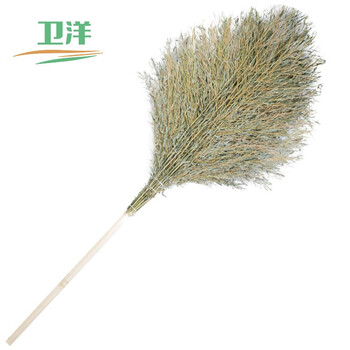 卫洋 WY0014 手工扫把 清洁扫把物业工厂 环卫工木柄大扫把5斤装 5把装