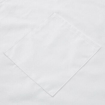 星工（XINGGONG）酒店厨房餐厅半截纯白围腰群防污无袖半身围裙 1个 围裙白色 均码