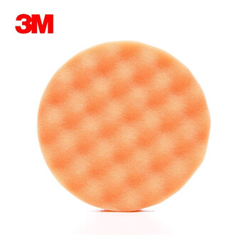 3M  海绵盘抛光盘PN02648  工业用汽车打蜡抛光盘易更换抛光轮海绵轮1个装 可搭配81235抛光液 1个
