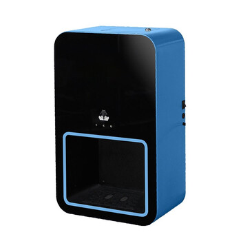 益美得 LSL33348-2 不锈钢移动智能洗手机免接触红外线自动感应皂液器 银色支架