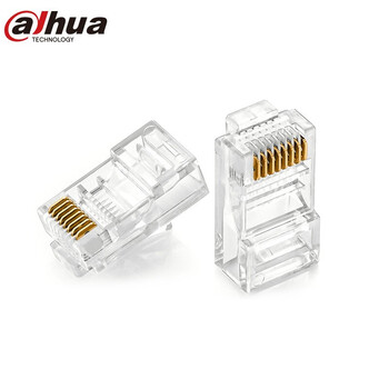 大华水晶头 六类非屏蔽水晶头 六类网络水晶头 100个装