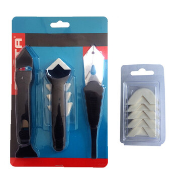 益美得 LSL8009 铲胶器阴角刮板玻璃胶铲角度刮板清除残胶刮刀 刮胶器+5个刮刀