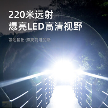神火(SupFire)M6-S强光手电筒防水充电户外手提探照灯定制