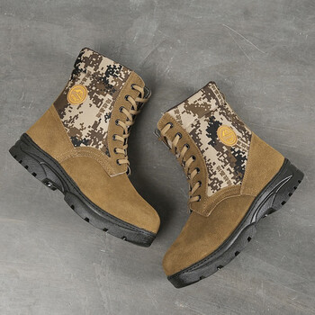 星工（XINGGONG）防寒靴 反绒牛皮鞋面内里羊毛鞋户外雪地保暖大头棉鞋A款 43码