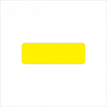 亿箬  警示6S四角定位贴 桌面定置标签标识 5S管理定位贴纸3*1cm 黄色L型 100个/包 