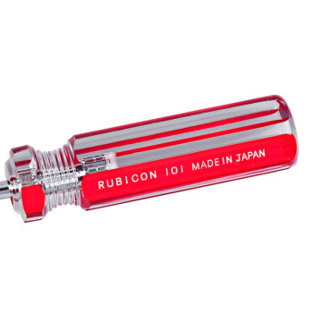 罗宾汉（RUBICON）No.101 强磁力彩条螺丝批 PH0 X 150mm 螺丝刀 十字起子 改锥