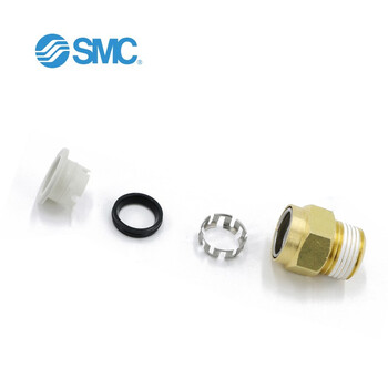 SMC KQ2S10-02NS KQ2S系列 快换接头 带内六角孔直通接头 带密封剂