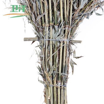 卫洋 WY-565手工环卫大扫把竹扫把户外扫院子大扫帚物业学校工厂清洁笤帚竹竿大扫把3.8斤 5个装