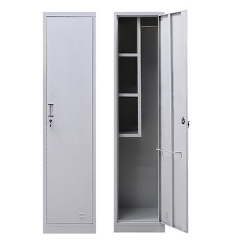 益美得 FH-1133 304不锈钢保洁柜学校拖把扫把工具收纳柜 单门厚度1.1MM