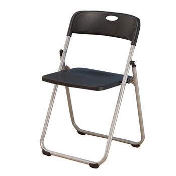 兰诗（LAUTEE）BS-057 折叠椅子会议培训办公椅折叠靠背椅餐椅户外椅 3017黑色