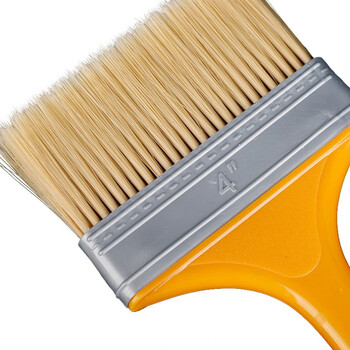 金诗洛 KSL943 塑柄油漆刷子(10把)清洁刷除尘文玩刷塑料毛刷扁油刷烧烤刷 3寸75mm