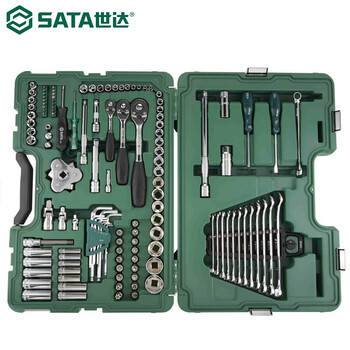 世达（SATA）09014A 120+2件6.3x10x12.5MM系列综合组套