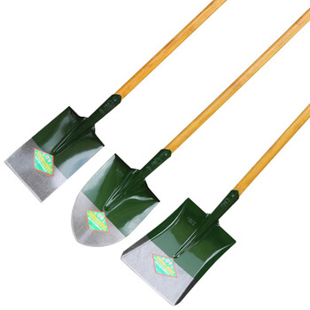 卡质 KAZHI  1.5米长款带柄尖头铲 铁铲沙锹铁锹钢锹农用大锹铁铲多功能兵工铲锰钢锹