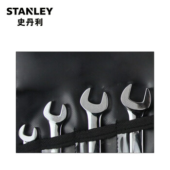 史丹利STANLEY 12件全抛光棘开两用快扳组套 汽修汽保工具套装扳子组套 TK924-23C