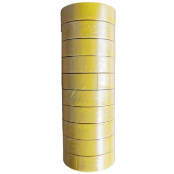 舒氏PVC无铅阻燃电气绝缘胶带 68mm*18mm 黄色10米*10卷/1筒装价格（2筒20卷起售）