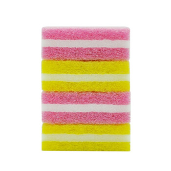 益美得 QJK002 多功能百洁布海绵清洁块清洁擦拭洗碗布 夹层百洁布（4块装）