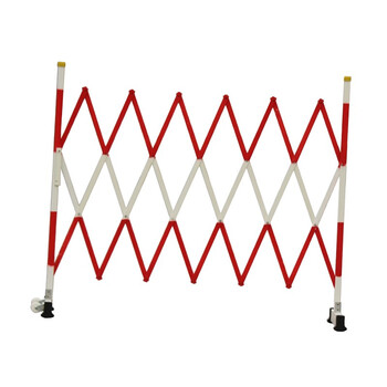 企桥 伸缩绝缘护栏玻璃钢1.2*2.5m 玻璃钢绝缘伸缩管式围栏电力施工程安全可移动折叠硬质隔离防护栏