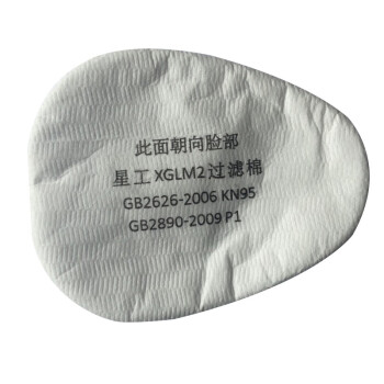 星工 XINGGONG 防毒面具 喷漆农药口罩 防粉尘有机气体面罩 过滤棉10片