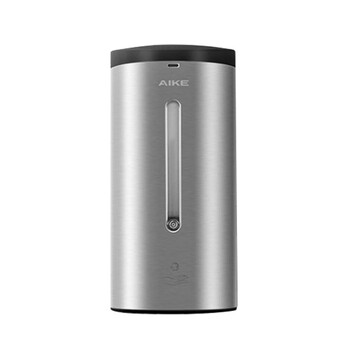 艾克（AIKE）AK1255自动感应皂液器洗手液器 壁挂式免打孔泡沫洗手液机 304不锈钢银色泡沫款 700ml