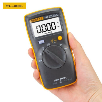 福禄克（FLUKE）F101 数字万用表多用表三用表复用表交直流600V 1年维保