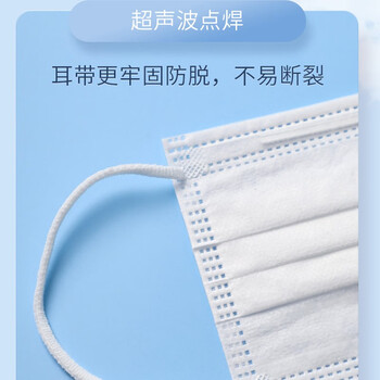 海氏海诺 A149 一次性口罩 夏季薄款耳挂式平面型无菌口罩 独立装 1箱 (20只/盒,40盒/箱）