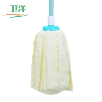 卫洋 WYS-216 纤维毛巾布拖把干湿两用拖把布酒店物业小区保洁工具 颜色随机
