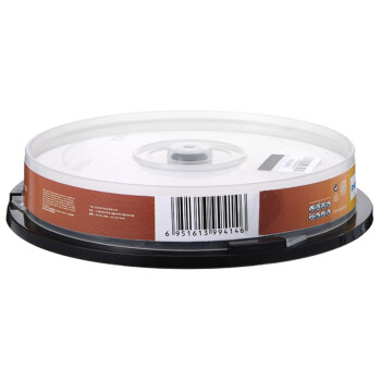 飞利浦（PHILIPS）CD-R光盘/刻录盘 空白光盘 刻录光盘 光碟 52速700M 桶装10片 