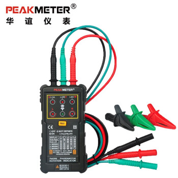 华谊PEAKMETER PM5900 马达相序旋转指示仪非接触式相序表马达相序表相位计 定做 1台